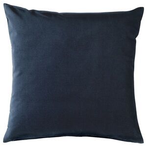 IKEA SANELA Cushion Cover Dark Blue 20x20" 603.436.46 Velvet Plush Fabric New